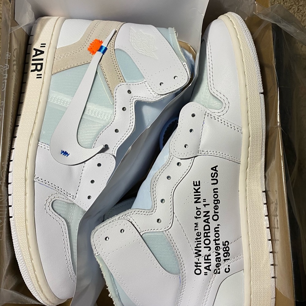 Jordan 1 off white white (shoot offers)